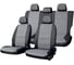 Чехлы на сиденья SKYWAY KIA RIO, 2011-2017 г.в., 3-е поколение UB, жаккард, 11 предметов, темно-серый, левый руль Kia1-2 1