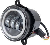Cветодиодная фара SKYWAY OFF ROAD 125х92 мм круглая 12V/24V 30W 6000К 3 LADA Priora S07201086