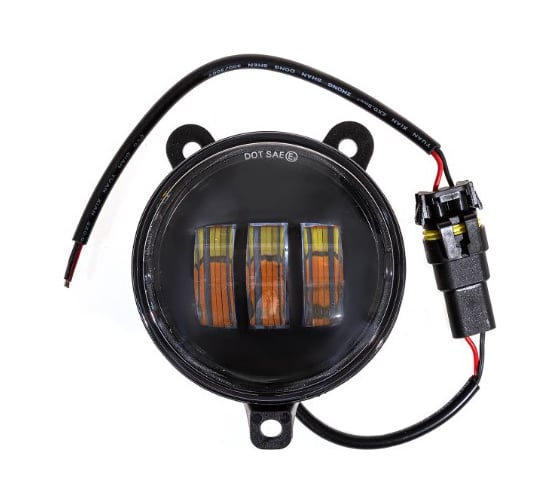 Светодиодная фара SKYWAY OFF ROAD 125х92 мм круглая 12V/24V 30W 6000К 3 Б+Ж LADA Priora I S07201087