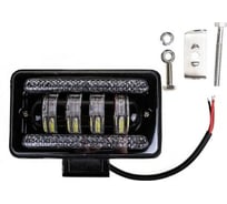 Cветодиодная фара SKYWAY OFF ROAD 170х110мм прямоугольная 12V/24V 40W 6000К 4 Дальний свет S07201092