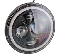 Светодиодная фара SKYWAY OFF ROAD 177х65 мм круглая 12V/24V 40W 6000К 4 Белый+желтый LADA Niva S07201079