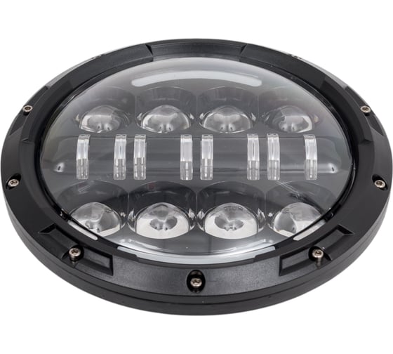 Cветодиодная фара SKYWAY OFF ROAD 177х65 мм круглая 12V/24V 40W 6000К 16 Б+Ж LADA Niva S07201082