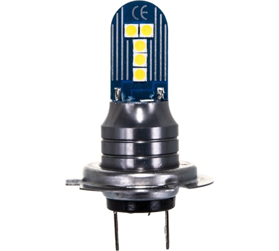 Автолампа SKYWAY диод H7 12-24V 10 SMD 1-конт белая блистер ближний, дальний, компл 2 шт S08202049