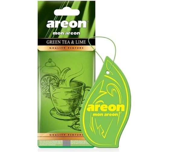 Автомобильный ароматизатор Areon MON Green Tea & Lime, Зелёный чай лайм 704-043-336
