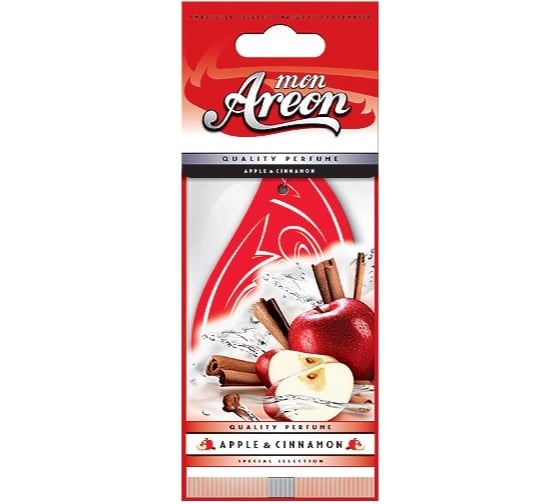 Автомобильный ароматизатор Areon MON Apple&Cinnamon Яблоко и корица 704-043-324