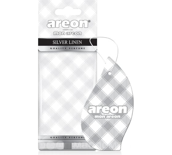 Автомобильный ароматизатор Areon MON Silver Linen Серебряный лён 704-043-339