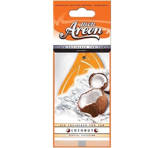 Автомобильный ароматизатор Areon MON Coconut Кокос 704-043-311