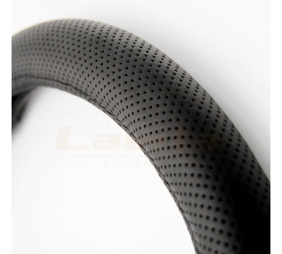 Оплетка на руль LAVITA черная кожанная 37-39 см LA 26-B331-1-M