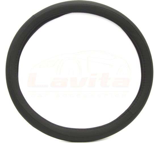 Оплетка на руль LAVITA черная пвх 41-43 см LA 26-52832-1-XL