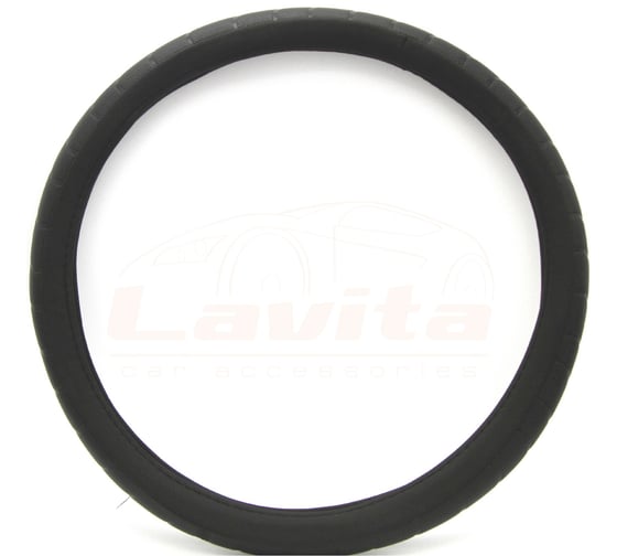 Оплетка на руль LAVITA черная пвх 41-43 см LA 26-23825-1-XL