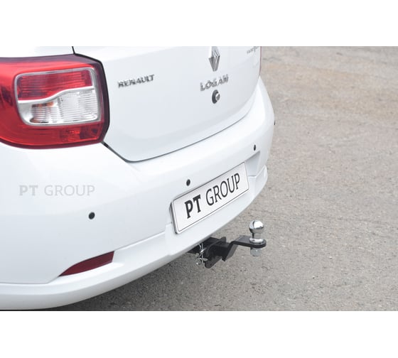 Фаркоп PT Group ТСУ съемный квадрат RENAULT Logan 2014-/ Logan Stepway 2018- 07031501