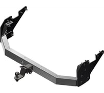 Фаркоп PT Group ТСУ со съемным квадратом, с нержавеющей накладкой, Toyota Hilux 2015-н.в. 09121501