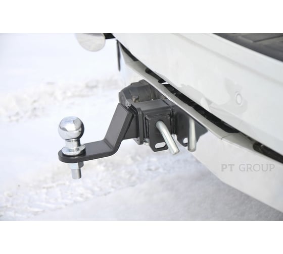 Фаркоп PT Group (съемный квадрат) с НЕРЖ накладкой TOYOTA LAND CRUISER PRADO 150 2009-н.в. TPR991101
