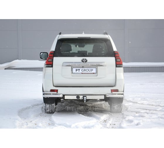 Фаркоп PT Group (съемный квадрат) с НЕРЖ накладкой TOYOTA LAND CRUISER PRADO 150 2009-н.в. TPR991101
