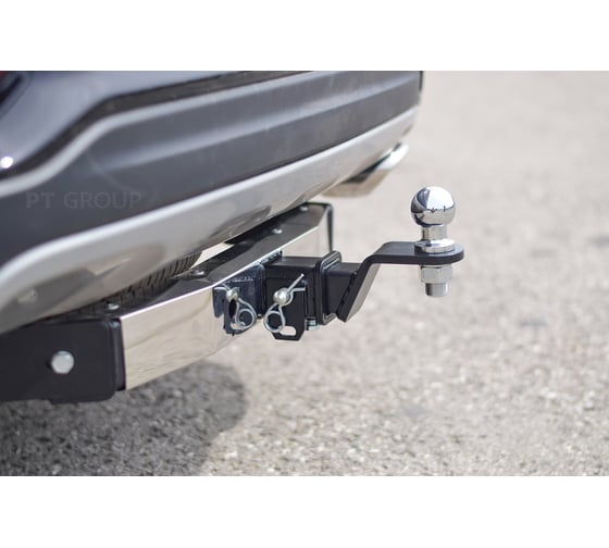 Фаркоп PT Group ТСУ со съемным квадратом, KIA Sorento Prime 2018-2020 г.в., Hyundai Santa Fe 2018-н.в. 06051501