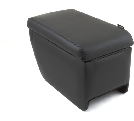 Автоподлокотник RESTIN для Skoda Octavia A7 2013-2020 г.в., черный, экокожа REST.789021