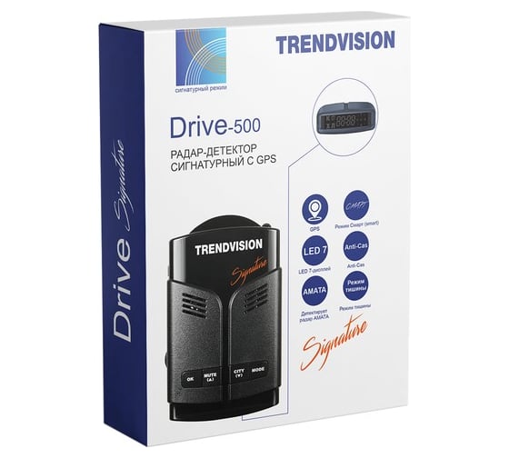 Радар-детектор TrendVision Drive-500 Signature D500S