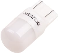 Автолампа SKYWAY светодиодная, T10W5W, 12 В, 6SMD, 1 контакт, силикон, белая, салон, габариты, номер, стопы S08202046