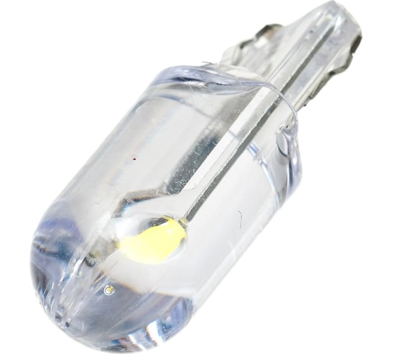 Автолампа SKYWAY диод T10 (W5W) 12V 1 COB диод 1-конт белая, 10 шт. S08201425