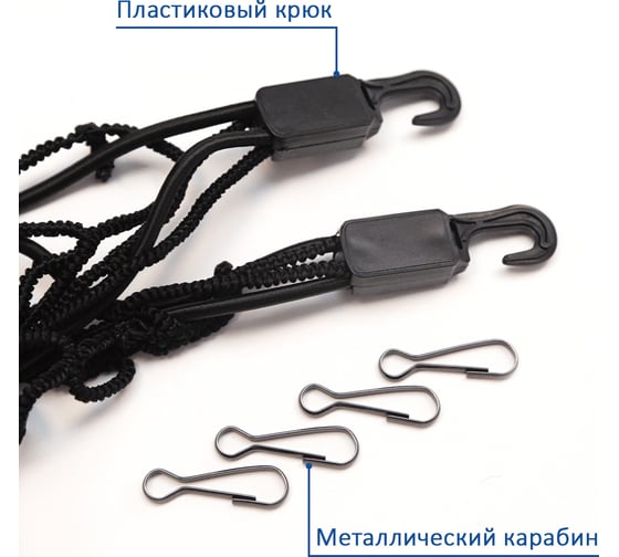 Сетка крепления груза в багажник AZARD 75х90 см, напольная, классическая SETKA-03