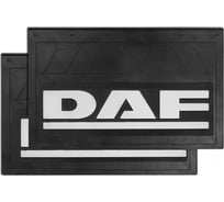 Брызговик ДАЛИ-авто задний 580*360*7 DAF, резина, объемный, белая надпись, к-т DA-02184