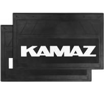 Брызговик ДАЛИ-авто 580*360*7 KAMAZ, задний, резина, объемный, белая надпись, к-т DA-02226