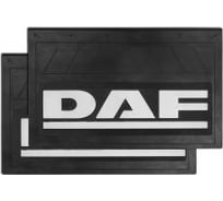 Брызговик ДАЛИ-авто задний 660*270*7 DAF, резина, объемный, белая надпись, к-т DA-02191
