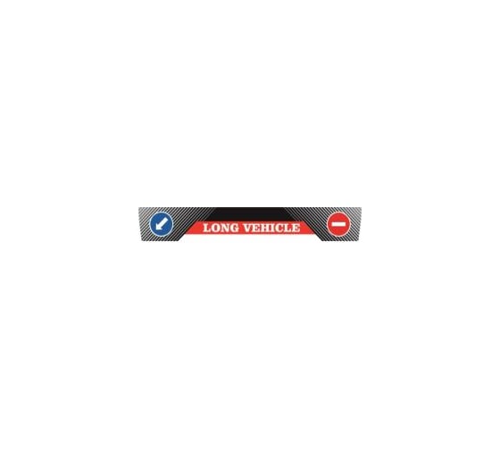 Брызговик ДАЛИ-авто задний длинномер 2400*350 мм резина LONG VEHICLE DA-02874
