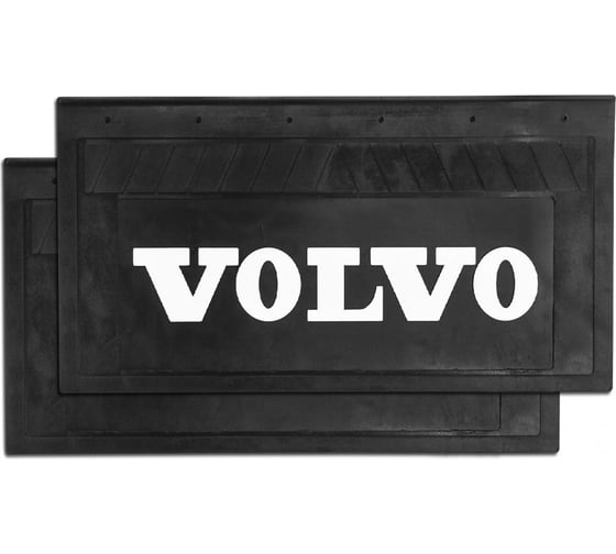 Брызговик ДАЛИ-авто задний 660*270*7 VOLVO, резина, объемный, белая надпись, к-т DA-02197 1