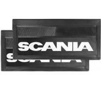 Брызговик ДАЛИ-авто задний 660*270*7 SC, резина, объемный, белая надпись, к-т DA-02196