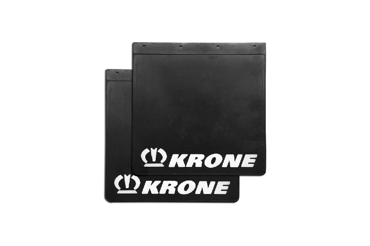 Брызговик полуприцепа Krone ДАЛИ-авто 400*400*6 , резина, объемный, белая  надпись, к-т DA-02179 - выгодная цена, отзывы, характеристики, фото -  купить в Москве и РФ