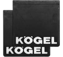 Брызговик полуприцепа ДАЛИ-авто 400*400*4 KOGEL, резина, объемный, белая надпись, к-т DA-02178