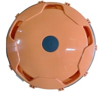 Колпак колеса ДАЛИ-авто 22.5" задний, пластик, оранжевый DA-02918