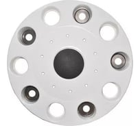 Колпак колеса ДАЛИ-авто 22.5", передний, на евродиск, пластик, белый DA-01903