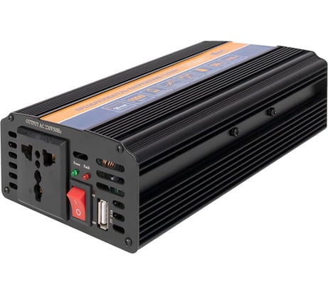 Автомобильный инвертор KRAFT 12/220 В, 1000 Вт KT 835666