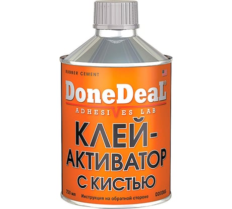 Клей-активатор для ремонта шин Done Deal с кистью DD0365N