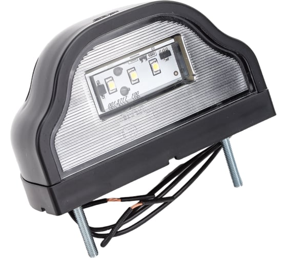 Фонарь подсветки номерного знака ДАЛИ-авто LED, черный, волна, 12/24 В DA-01890 1