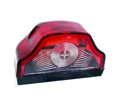 Фонарь подсветки номерного знака ДАЛИ-авто ПН2-0102 еврофура, волна, красная, б/л DA-01775