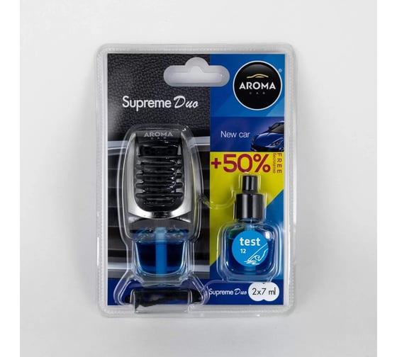 Ароматизатор воздуха Aroma Car Supreme Duo New Car 92518 1