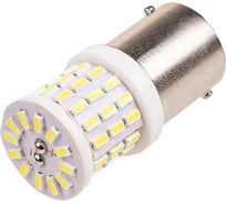 Автолампа SKYWAY диод S25 P21W 12V 62SMD BA15s 1-конт Белая  задний ход, повороты S08201427 16469264