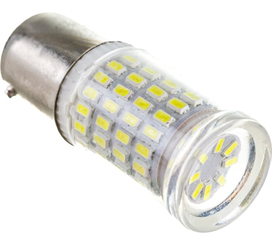 Автолампа SKYWAY диод S25 (P21W) 12/24V 80 SMD диодов 1-конт BA15s (CANBUS) белая, 2 шт. S08201428 1