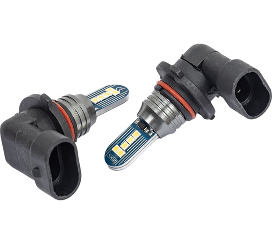 Автолампа SKYWAY диод S9006 12-24V 10SMD 1-конт Белая блистер Ближний, дальний компл 2 шт S08202048