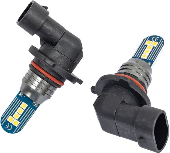 Автолампа SKYWAY диод S9006 12-24V 10SMD 1-конт Белая блистер Ближний, дальний компл 2 шт S08202048