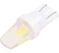 Автолампа SKYWAY диод T10 W5W 12V 1 COB диод без цоколя 1-конт Белая Салон, габариты, номер S08201451