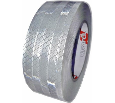 Светоотражающая лента ДАЛИ-авто призма высокой интенсивности 50мм*23м белая DA-01876