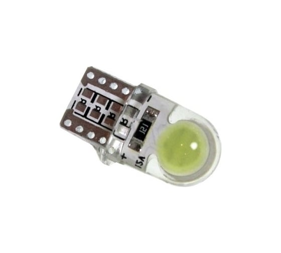 Светодиод Nord-Yada T10 (2 LED) 0.48W COB (Diameter=6mm ) 12V W5W белый (2 шт в 1 упаковке) 906072