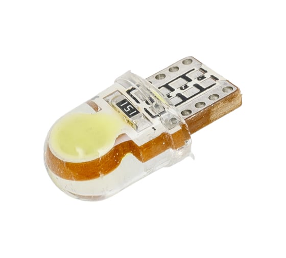 Светодиод Nord-Yada T10 (2 LED) 0.48W COB (Diameter=6mm ) 12V W5W белый (2 шт в 1 упаковке) 906072