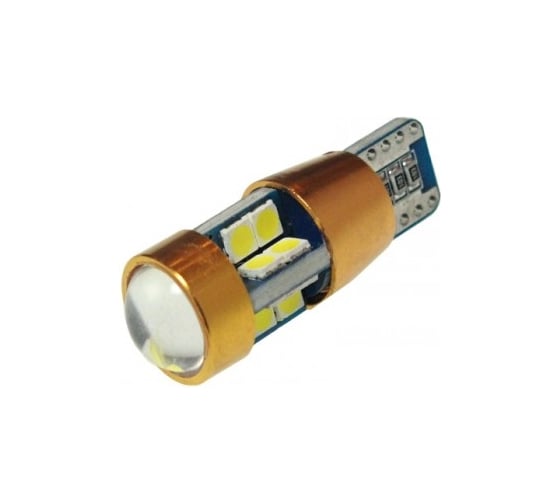 Светодиод Nord-Yada T10 CANBUS 19SMD 12-24V 3030 2.5W Non-polar белый (2 шт в 1 упаковке) 908396