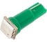 Светодиод Nord-Yada T5-02 (1SMD) 12V W1,2W Base:W2,0x4,6d 0.1W зеленый (2 шт в 1 упаковке) 901145 1