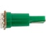 Светодиод Nord-Yada T5-02 (1SMD) 12V W1,2W Base:W2,0x4,6d 0.1W зеленый (2 шт в 1 упаковке) 901145 3